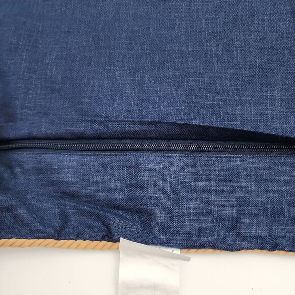 NWT Lighthouse Coastal Nautical Needlepoint Decorative Pillow Cover 17"x17" in. - Picture 9 of 16